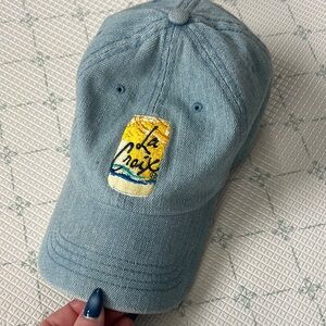 Blue La Croix Embroidered Cap